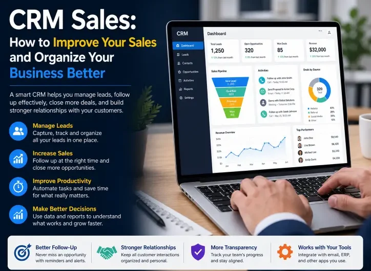 CRM Sales: How to Improve Your Sales and Organize Your Business Better