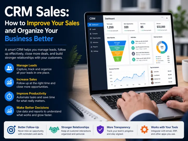 CRM Sales: How to Improve Your Sales and Organize Your Business Better