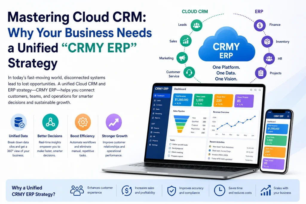 Mastering Cloud CRM: Why Your Business Needs a Unified "CRMY ERP" Strategy