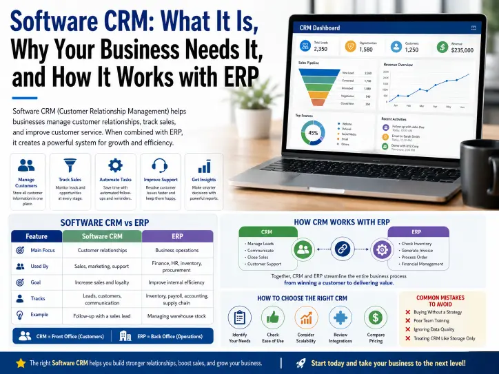 Software CRM: What It Is, Why Your Business Needs It, and How It Works with ERP