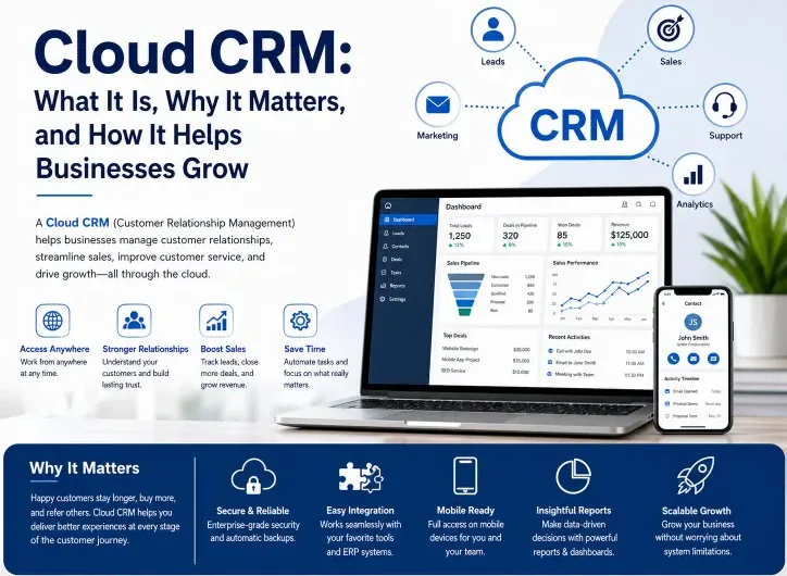 Cloud CRM: What It Is, Why It Matters, and How It Helps Businesses Grow