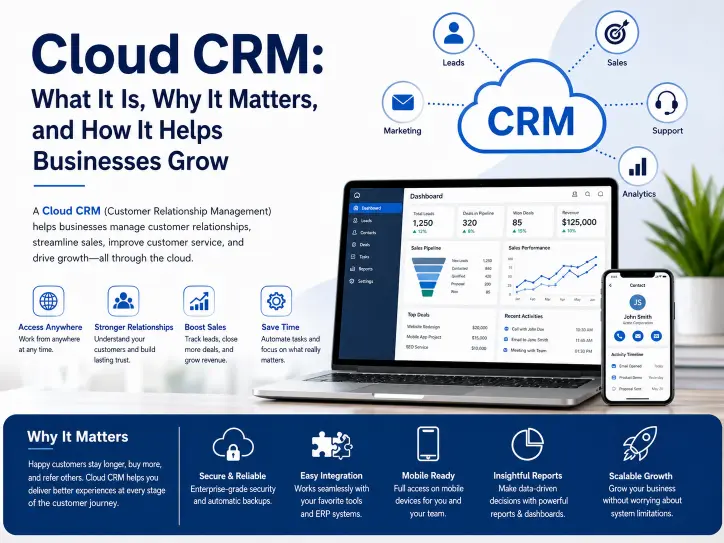 Cloud CRM: What It Is, Why It Matters, and How It Helps Businesses Grow